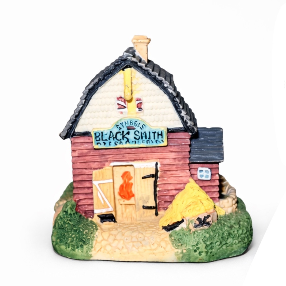 Miniature Blacksmith Shop Figurine